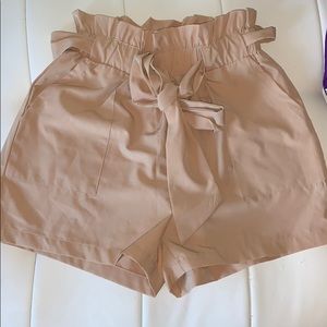 paper bag tie shorts